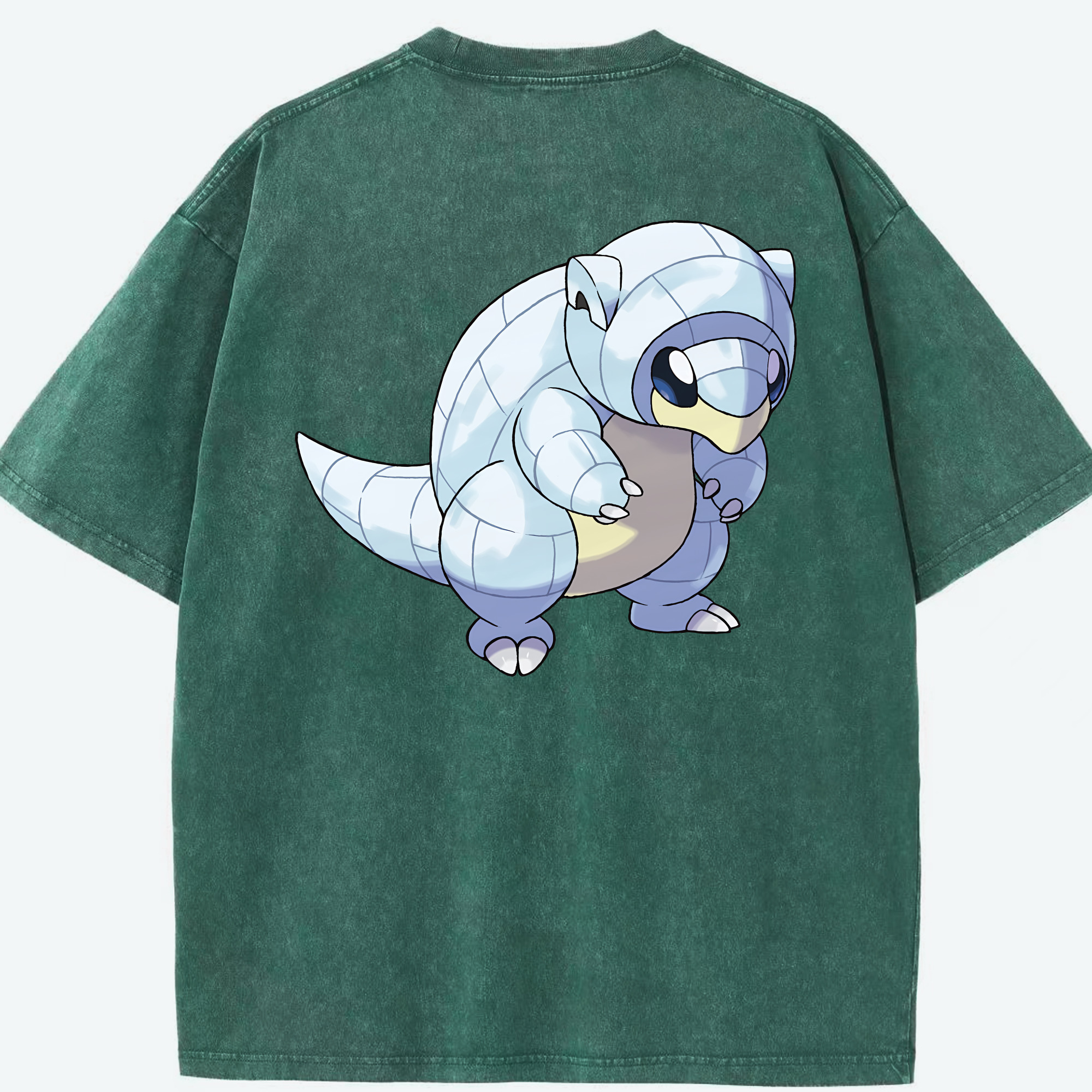（画像用） ポケットモンスター Pokémon 綿100% ヴィンテージ風 半袖Tシャツ（背面プリント）